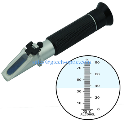 Refractómetros de mano RHW-80 del alcohol proveedor