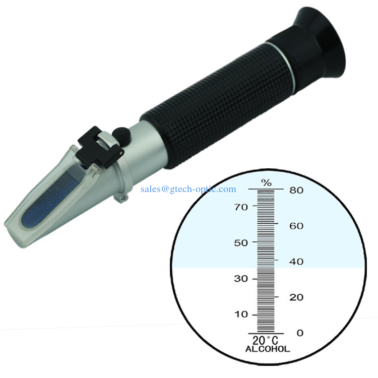 Refractómetros de mano RHW-80 del alcohol proveedor